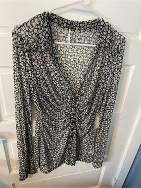 Free people Lucky shirtee Long Sleeve Top